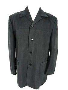 Pronti New Mens Sz M 44R black Corduroy Poly Blend Sport Coat R16 - Picture 1 of 10