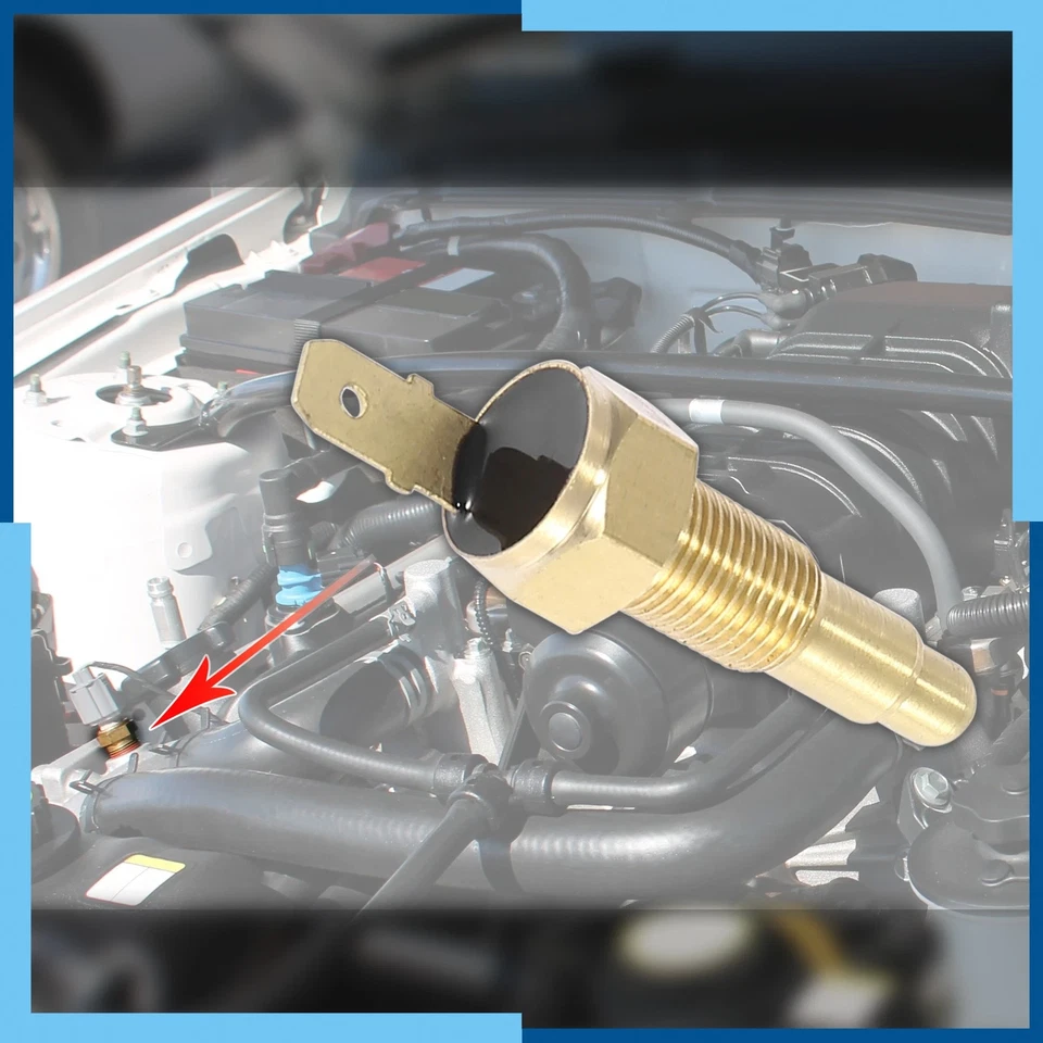 Universal Radiator Engine Cooling Fan Temperature Thermo Sensor Switch 1/8" NPT  Foto 1 de 4