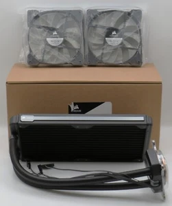 Corsair CW-9060027-WW/RF H115i Hydro Series 280mm Liquid CPU Cooler - NOS - Afbeelding 1 van 9