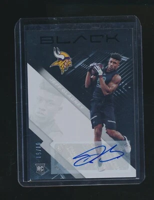 JEFF GLADNEY 2020 PANINI BLACK SILVER RC AUTO PARALLEL 08/50 #171 - Image 1 of 2