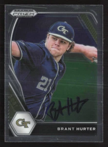 Brant Hurter Firmato 2021 Panini Prizm Draft Picks Card # PDP193 Tigers GT 1 - Foto 1 di 2