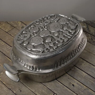 DON DRUMM Large Rectangular Casserole Cast Aluminum 8 Quart 17.5"x10.5" NEW Vtg - Image 1 of 4