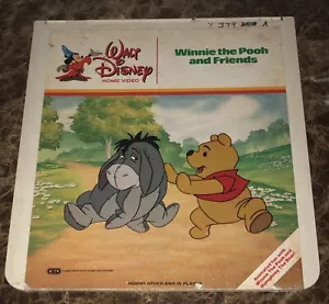 Winnie The Pooh And Friends 1984 Disney Capacitance Electronic Disc System CED - Imagen 1 de 2