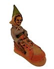 Tom Clark Gnome  Olympia Woman in Shoe Cairn Figure Statue 55 Signed 1990
