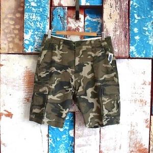 Herren Old Navy Lived-In Gerade Cargo Camouflage 10" Innennaht Einbau Flex NEU - Bild 1 von 11