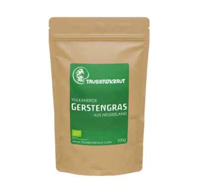Premium Gerstengras Pulver BIO (200g) - Angebaut auf Vulkanerde in Neuseeland - Bild 1 von 2