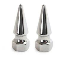 Colony Chrome Pike Nuts (Pair) fit Harley-Davidson 5/16" -24 UNF Imperial Bolt