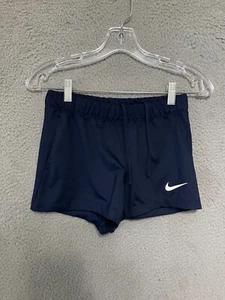 Nike Shorts Womens Medium Blue Royal Team Boy Short Running Athletic Ladies - Picture 1 of 5