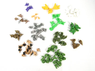 Lote de 100+ Manos de Repuesto Tortugas Ninja Adolescentes Mutantes - NECA - Foot Soldiers Foto 1 de 4