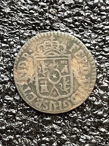 Philippines, Quarto, 1830-M F. Manila Mint. Ferdinand VII KM# 7 VF⚜️*⃣🪙 1366 - Picture 1 of 3