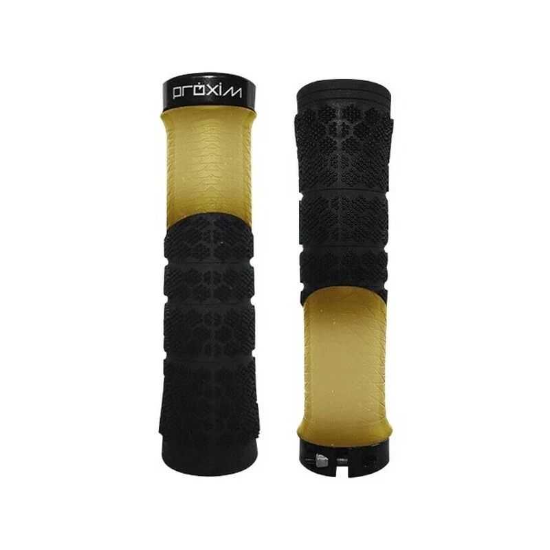 coppia manopole proxim x-shred 130mm nero/trasparente 484047041 Prologo bici mtb - Immagine 1 di 1