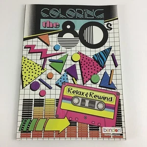 Bendon Coloring The 80's Relax & Rewind Color Book Tear Share Pages Retro Fun - Imagen 1 de 6