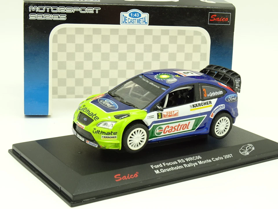 SAICO 1/43 - Ford Focus Rs WRC 06 Rally Installa Carlo 2007 Gronholm - Immagine 1 di 1