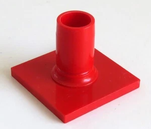 LEGO Fabuland - Karussell Grundplatte / Base Plate 4 x 4, rot # 4875 - Bild 1 von 1