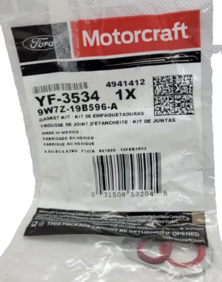 Genuine Motocraft YF3534 Ford 9W7Z-19B596-A  A/C Line Tube Seal Gasket Kit - Image 1 of 4