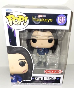 Funko POP! Marvel Hawkeye: Kate Bishop Bobble-Head Figure #1217 Minor Box Damage - Picture 1 of 5