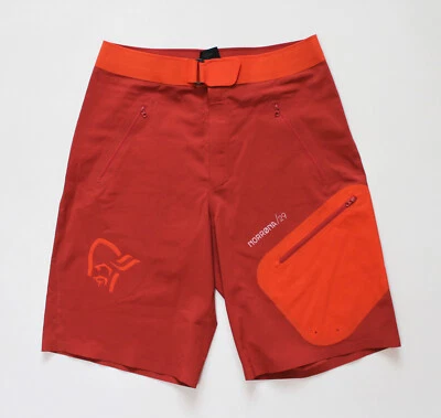 Bermuda de caminhada masculina Norrona /29 Flex 1 BO laranja elástica (tamanho P) - Imagem 1 de 4