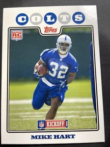 Mike Hart Rookie NFL Topps Kickoff Football Trading Card #185 - Bild 1 von 3