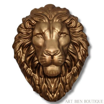 Lion - Wall Plaque l Home Decor l Bas Relief Wall Art - Image 1 of 4