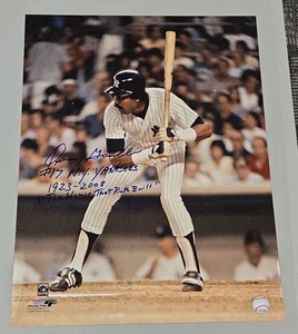 Oscar Gamble Signed 16x20 Photo 3 Inscriptions Yankees JSA - Picture 1 of 2