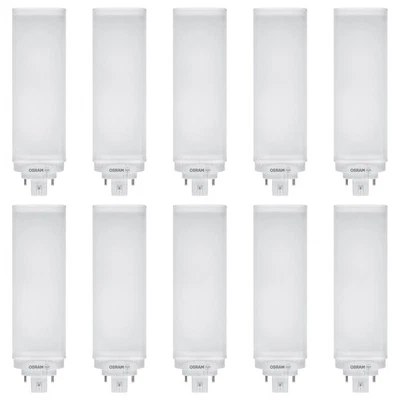 10 x Osram LED Dulux T/E 16W = 32W/840 GX24q-3 1800lm Neutralweiß 4000K HF & AC  - Bild 1 von 4