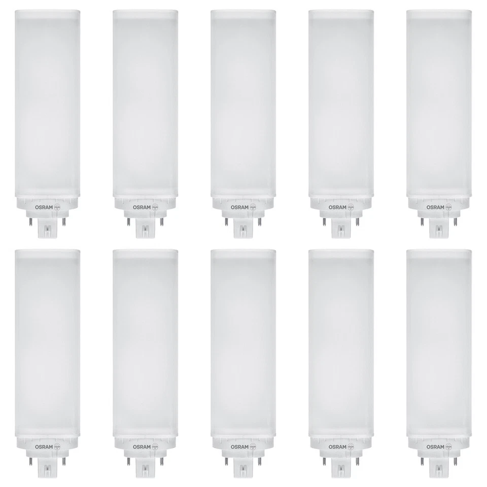 10 x Osram LED Dulux T/E 16W = 32W/840 GX24q-3 1800lm Neutralweiß 4000K HF & AC  - Bild 1 von 4