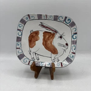 "PLACA DE CERÁMICA ARTÍSTICA SUKI Diamond Studio California caricatura animal 8""" - Imagen 1 de 4