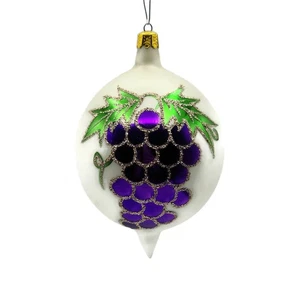 Christopher Radko Viñedo Uvas Bola Navidad Árbol de Vacaciones Adorno 890510 - Imagen 1 de 8
