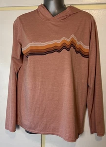 Patagonia Shirt Medium Pink Hooded Long Sleeve Sun Protection Lightweight - Picture 1 of 8