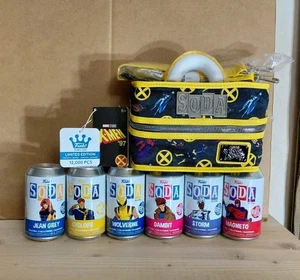 Funko Soda X-Men '97 Loungefly Cooler and Common Set of 6 Sodas Lot Sealed Cans - Picture 1 of 24
