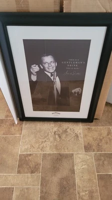 Frank Sinatra & Jack Daniels Whiskey Advertising Bar Sign Music Org Box 2013 - Image 1 of 4