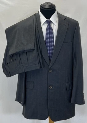 PAUL STUART Excellent Collection Men's Pinstripe Designer Business Suit SZ 44 L - Image 1 of 4