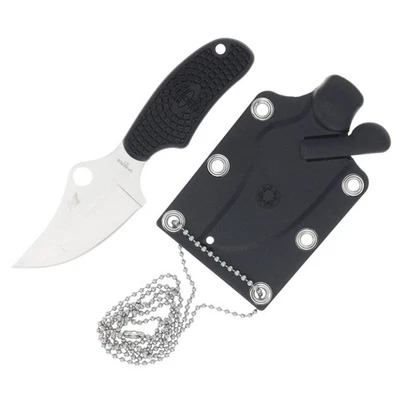 Spyderco ARK Fixed Blade Knife Black FRN SPFB35PBK - Image 1 of 4