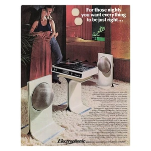 Electrophonic Stereo Apollo System Vintage Magazine Print Ad 1974 - Picture 1 of 1