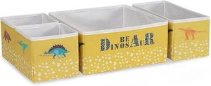 4er Set Dinosaurier Aufbewahrungsbox für Kinderzimmer - Bild 1 von 6