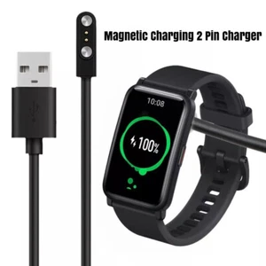 Wielka Brytania Uniwersalna ładowarka do inteligentnego zegarka USB Zasilacz Ładowarka Ładowanie magnetyczne 2 Pin - Zdjęcie 1 z 15