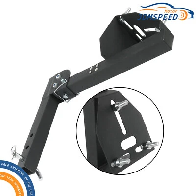 Enganche de remolque portador de neumáticos de repuesto enganche ajustable apto para camión receptor de 2 pulgadas Foto 1 de 4