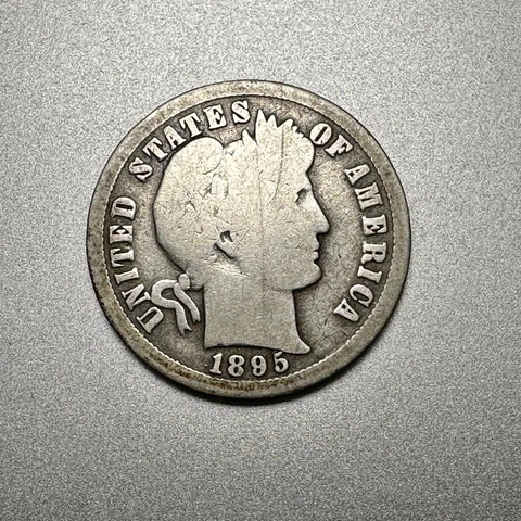 1895-O  BARBER DIME    GOOD    KEY DATE OF THE SET   #3226 Cover