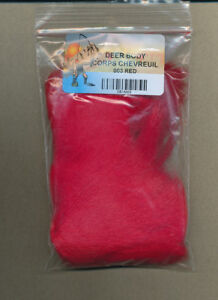 Deer body (white tanned - bag 8 gr) - red     003