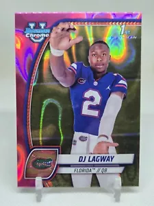 2024 Bowman University Chrome - Pink Lava Refractor #63 DJ Lagway (RC) - Picture 1 of 1