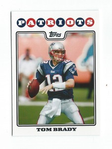 2008 Topps #3 Tom Brady Patriots