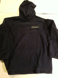 Vintage French Lick Fleece Hoodie 1990s Nos Salesman sample No Tags Size L new - Picture 1 of 9
