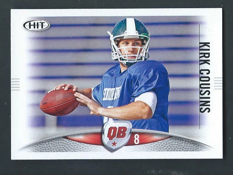 Kirk Cousins 2012 Hit Rookie Card #108 Redskins Vikings Michigan State Spartans - Image 1 of 1