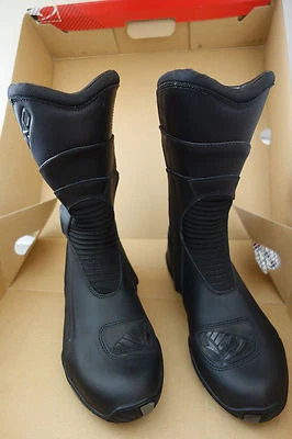 Axo q4 wp Impermeable Lluvia Negro Botas Touring Moto Botas Talla 7 Nuevas con Etiquetas Foto 1 de 4