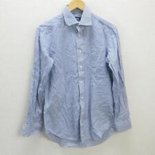 MAKER'S SHIRT long sleeve shirt/stripe [40] blue