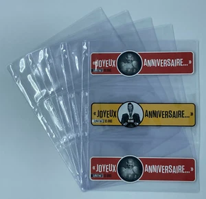 LOT DE 20 FEUILLES FORMAT A4 3 CASES POUR BUVARDS BILLETS DIVERS - RANGEMENT - Imagen 1 de 2