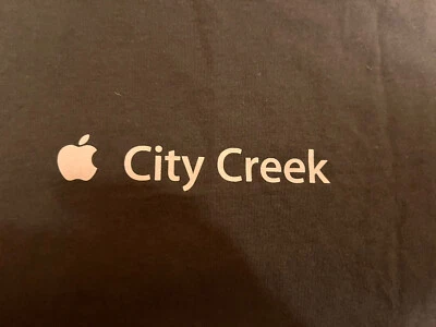 APPLE Store T-SHIRT City Creek Utah Large LG iPod tee Opening Day Retail Genius - Image 1 of 4
