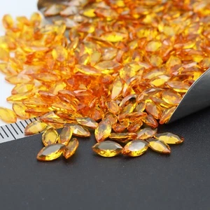 Marquesa Citrino Palmeira Nano Cristal Resistente al Calor Sintético Laboratorio Citrino - Imagen 1 de 10