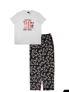 Juego de 2 piezas de pijama de Mickey Mouse lavable a máquina 95% polietileno 5% spandex sml  - Imagen 1 de 5