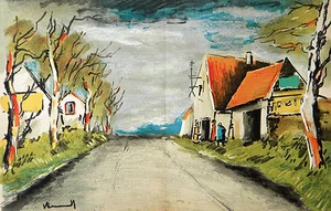 Maurice Vlaminck original lithograph "The Road" - Picture 1 of 1